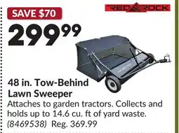 Princess Auto 48 in. Tow-Behind Lawn Sweeper offer