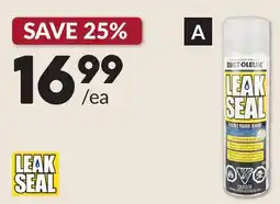 Princess Auto LeakSeal Clear Flexible Rubber Sealants offer