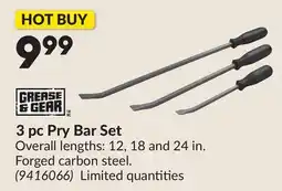 Princess Auto 3 pc Pry Bar Set offer