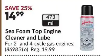 Princess Auto Sea Foam Top Engine Cleaner and Lube offer