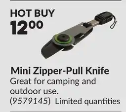 Princess Auto Mini Zipper-Pull Knife offer
