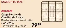 Princess Auto ERICKSON Cargo Nets with Cam Buckle Straps offer