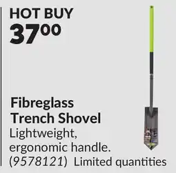 Princess Auto Fibreglass Trench Shovel offer