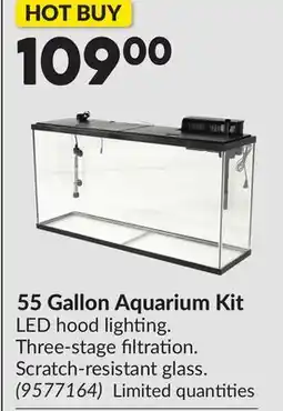 Princess Auto 55 Gallon Aquarium Kit offer