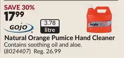 Princess Auto Natural Orange Pumice Hand Cleaner offer
