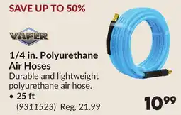 Princess Auto 25 ft 1/4 in. Polyurethane Air Hoses offer