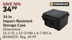 Princess Auto 16 in. Impact-Resistant Storage Case offer