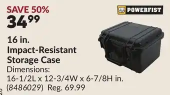 Princess Auto 16 in. Impact-Resistant Storage Case offer