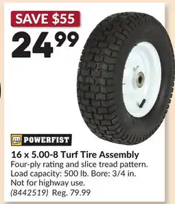 Princess Auto 16 x 5.00-8 Turf Tire Assembly offer