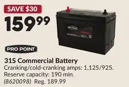Princess Auto 31S Commercial Battery offer