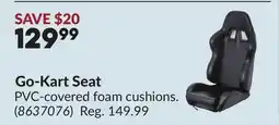 Princess Auto Go-Kart Seat offer