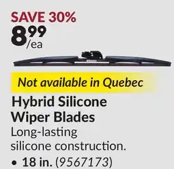 Princess Auto Hybrid Silicone Wiper Blades offer