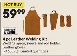 Princess Auto 4 pc Leather Welding Kit offer