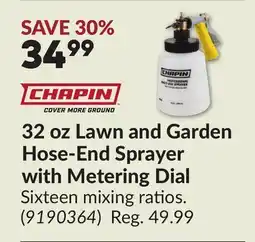 Princess Auto 32 oz Lawn and Garden Hose-End Sprayer with Metering Dial offer