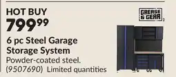 Princess Auto 6 pc Steel Garage Storage System offer