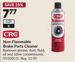 Princess Auto Non-Flammable Brake Parts Cleaner offer