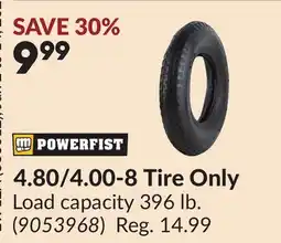 Princess Auto 4.80/4.00-8 Tire Only offer