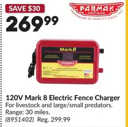 Princess Auto 120V Mark 8 Electric Fence Charger offer