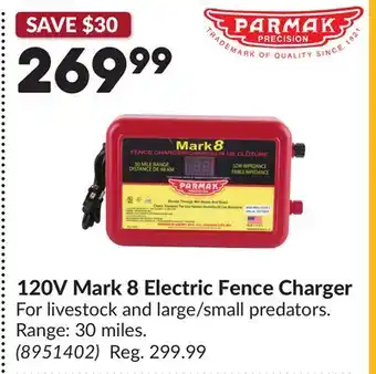 Princess Auto 120V Mark 8 Electric Fence Charger offer