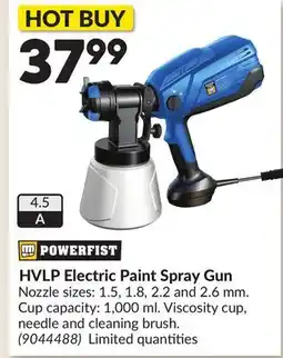 Princess Auto HVLP Electric Paint Spray Gun offer