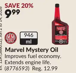 Princess Auto Marvel Mystery Oil offer