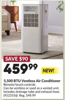 Princess Auto 5,500 BTU Ventless Air Conditioner offer