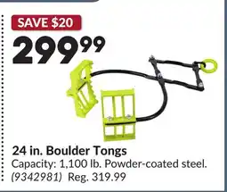 Princess Auto 24 in. Boulder Tongs offer