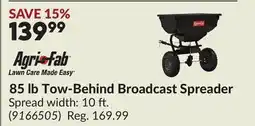 Princess Auto 85 lb Tow-Behind Broadcast Spreader offer