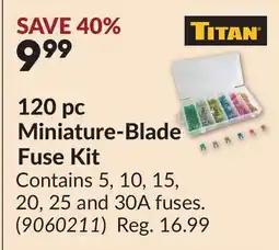 Princess Auto 120 pc Miniature-Blade Fuse Kit offer