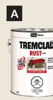Princess Auto TREMCLAD Rust Paints offer
