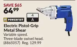 Princess Auto Electric Pistol-Grip Metal Shear offer