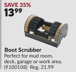 Princess Auto Boot Scrubber offer