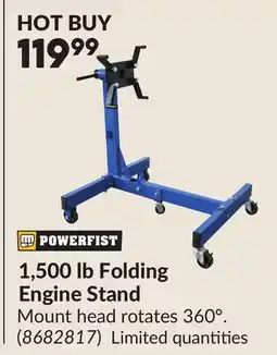 Princess Auto 1,500 lb Folding Engine Stand offer