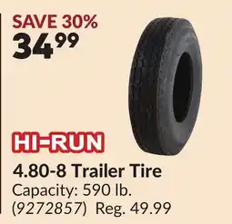Princess Auto 4.80-8 Trailer Tire offer
