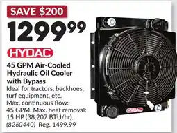 Princess Auto 45 GPM Air-Cooled Hydraulic Oil Cooler with Bypass offer