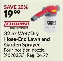 Princess Auto 32 oz Wet/Dry Hose-End Lawn and Garden Sprayer offer