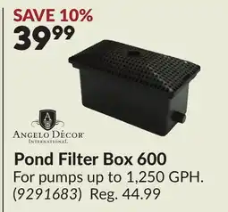 Princess Auto Pond Filter Box 600 offer