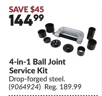 Princess Auto 4-in-1 Ball Joint Service Kit offer