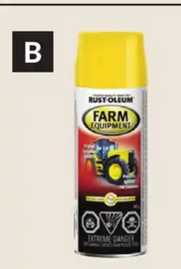 Princess Auto John Deere Yellow Farm and Implement Spray Paints offer