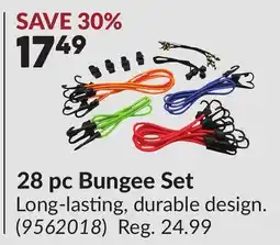 Princess Auto 28 pc Bungee Set offer
