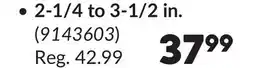 Princess Auto • 2-1/4 to 3-1/2 in offer
