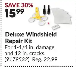 Princess Auto Deluxe Windshield Repair Kit offer