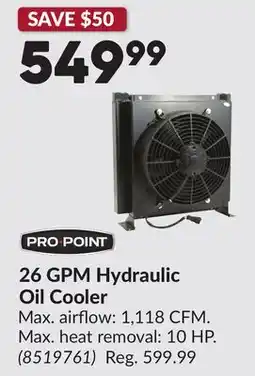 Princess Auto 26 GPM Hydraulic Oil Cooler offer