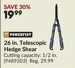 Princess Auto 26 in. Telescopic Hedge Shear offer