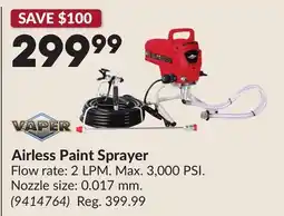 Princess Auto Airless Paint Sprayer offer