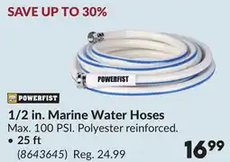 Princess Auto POWERFIST 1/2 in. Marine Water Hoses offer