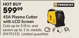Princess Auto 45A Plasma Cutter with LCD Screen offer