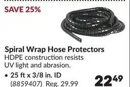 Princess Auto Spiral Wrap Hose Protectors offer