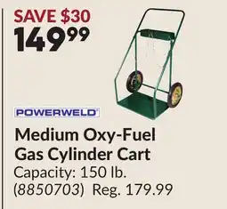 Princess Auto Medium Oxy-Fuel Gas Cylinder Cart offer