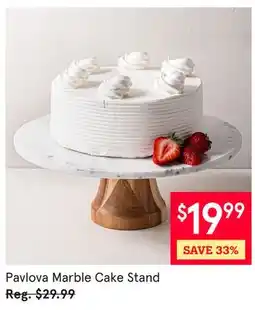 Kitchen Stuff Plus Pavlova Marble Cake Stand offer